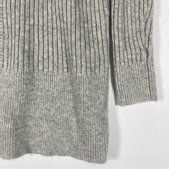 Lou & Grey Women’s Sweater Pullover Mock Neck Oversize Tunic Size SX Gray - Picture 4 of 13